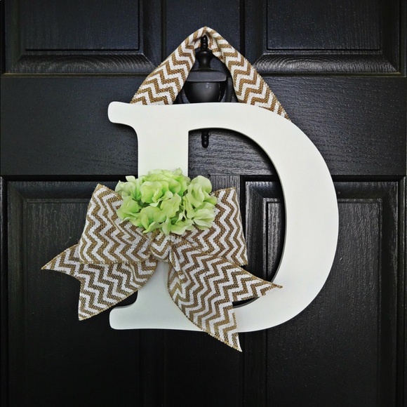 NEW - CUSTOM 18” WOOD MONOGRAM - Choose Any Letter - Picture 1 of 1